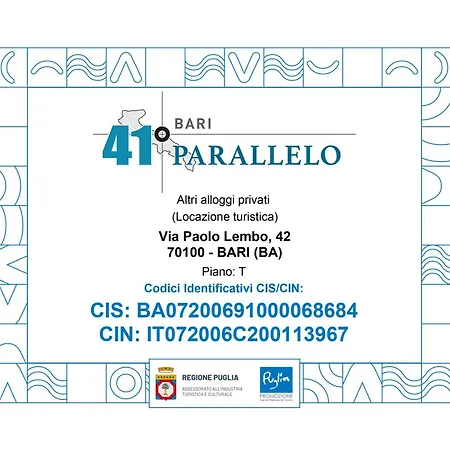 41 Parallelo - Comfort Affittacamere